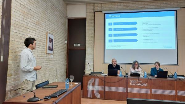 Doctorando Iván Reza Ramos expone los avances del proyecto en el congreso CNMAT 2026